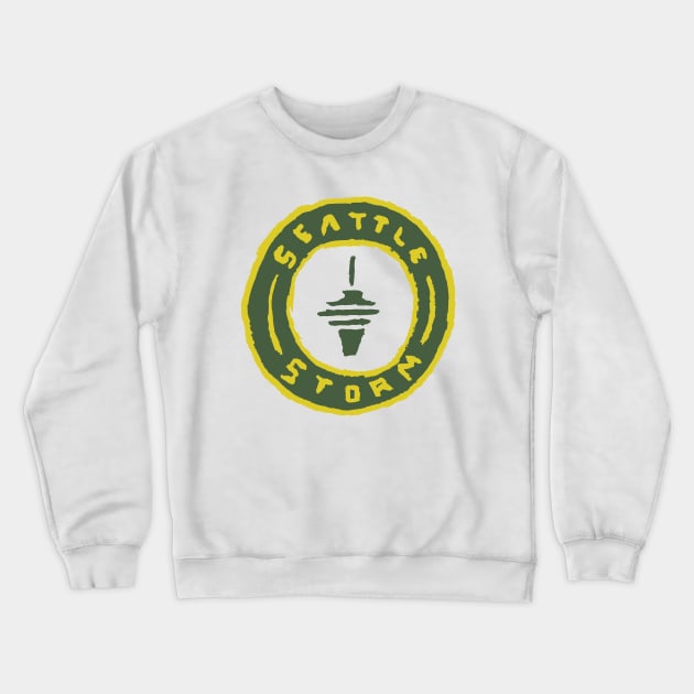 Seattle Stoooorm 05 Crewneck Sweatshirt by Very Simple Graph